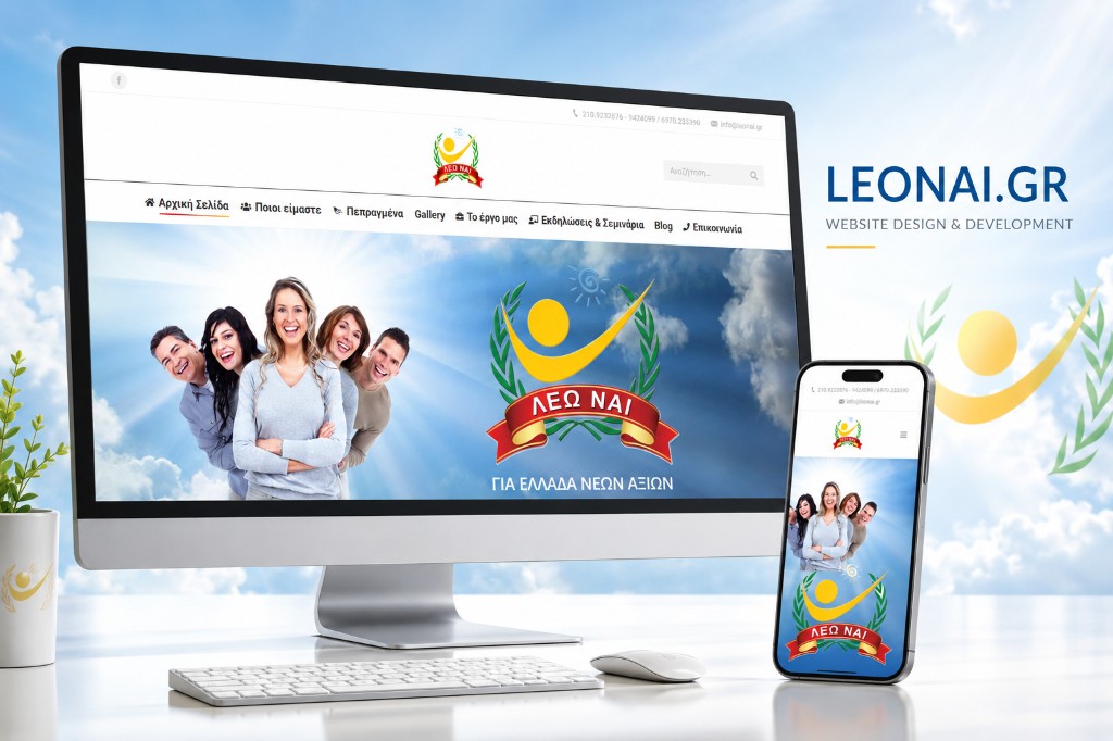 Leonai.gr | ΛΕΩ ΝΑΙ | Δυναμική Ιστοσελίδα Παρουσίασης