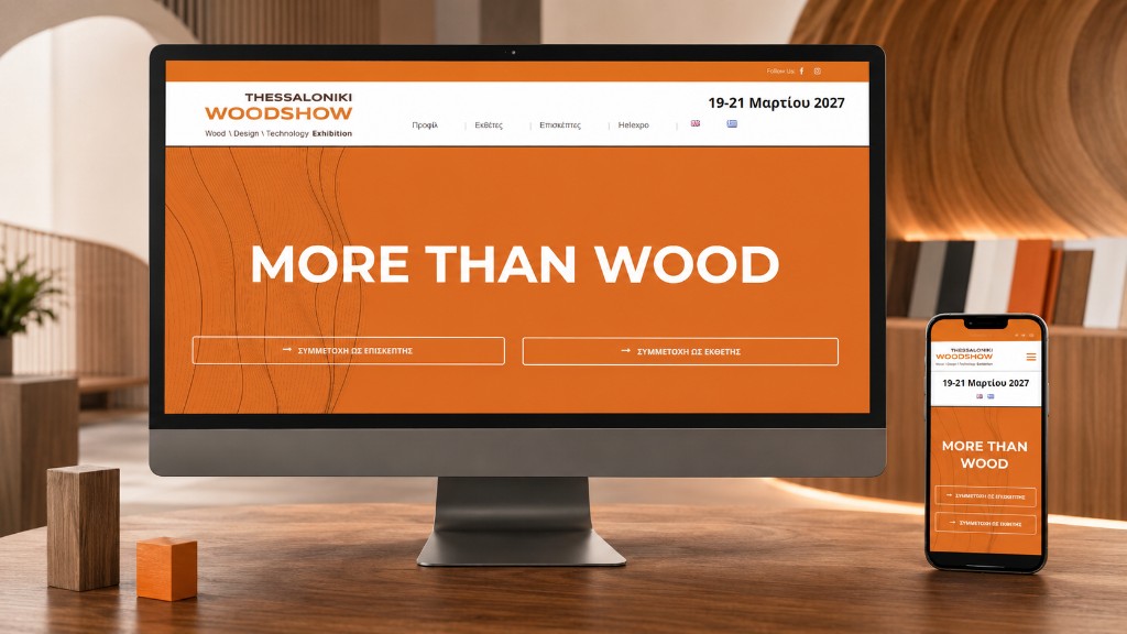Thessaloniki Woodshow | Exhibition Website | Δυναμική Ιστοσελίδα